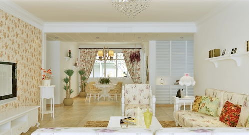 田园风格三居室132平米9万 宏瑞国际星城装修案例 济南房天下家居装修网