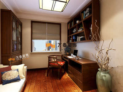 济南东城逸家中式风格156平家庭装修设计案例