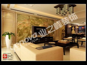 济南银丰花园现代中式三居室装修效果图 130平米17万装修设计案例 济南房天下家居装修网