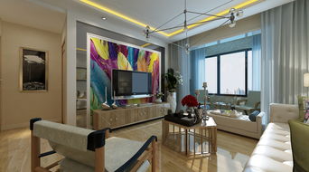 现代简约二居室95平米3.8万 凯旋公馆装修案例 济南房天下家居装修网