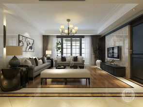 济南装修公司哪家好 漫山麓府186平港式风格装修设计效果图赏析