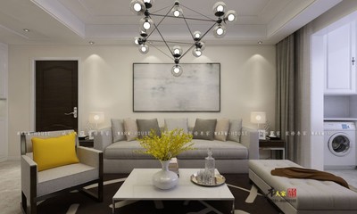 中垠雅苑125平三室两厅现代风格装修案例解析