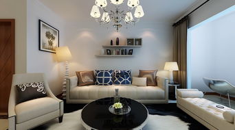 现代简约，构筑温馨港湾——济南重汽翡翠外滩93㎡二居室9万装修案例赏析