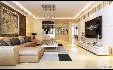 现代简约四居室182平米6.7万 雅居园装修案例解析